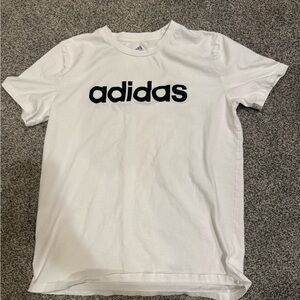Adidas Youth White Short Sleeve Tee